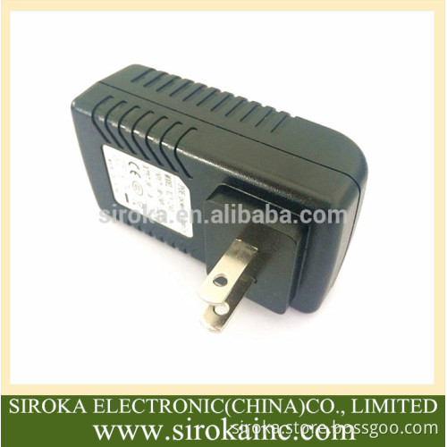 US Power Over Ethernet AC/DC POE Adapter 24V 1A Injector Support Wireless Access point and client devices